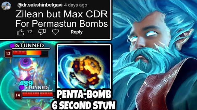 Max cdr 5 bomb 6 second stun zilean technology | heimerdinger jungle, caitlyn mid, thresh top Max cdr 5 bomb 6 second stun zilean technology | heimerdinger jungle, caitlyn mid, thresh top