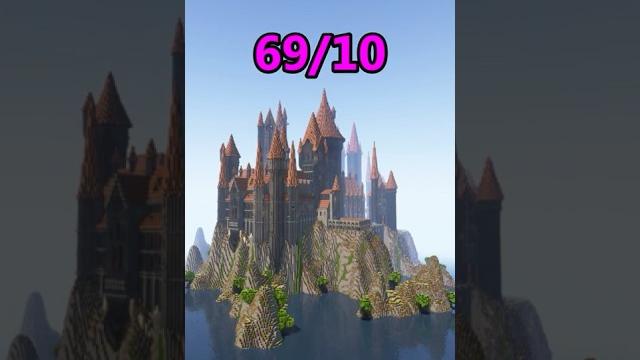 Which minecraft building looks the best? #shorts Which minecraft building looks the best? #shorts