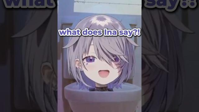 What does the ina say?! What does the ina say?!