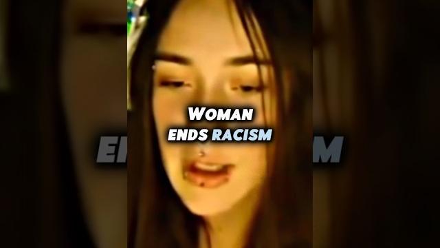 Woman ends racism #omegle #rizz #tomerlawtongrowth Woman ends racism #omegle #rizz #tomerlawtongrowth