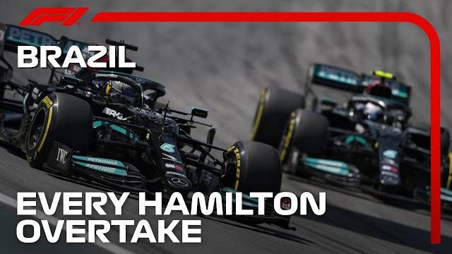 Lewis hamilton overtakes everyone! | 2021 sao paulo grand prix Lewis hamilton overtakes everyone! | 2021 sao paulo grand prix