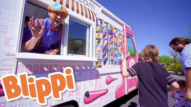 Blippi explores an ice cream truck | cars, trucks & vehicles cartoon | moonbug kids Blippi explores an ice cream truck | cars, trucks & vehicles cartoon | moonbug kids