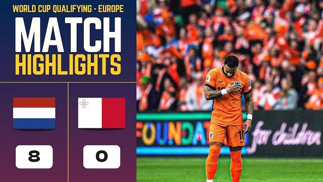 Netherlands vs malta | 8-0 | highlights | world cup qualifying - europe 2024-25 | netherlands malta Netherlands vs malta | 8-0 | highlights | world cup qualifying - europe 2024-25 | netherlands malta