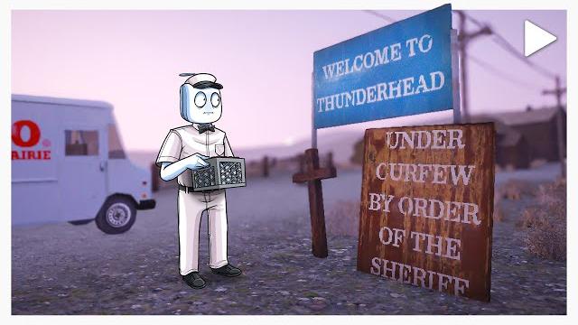 Delivering milk in a horror game Delivering milk in a horror game