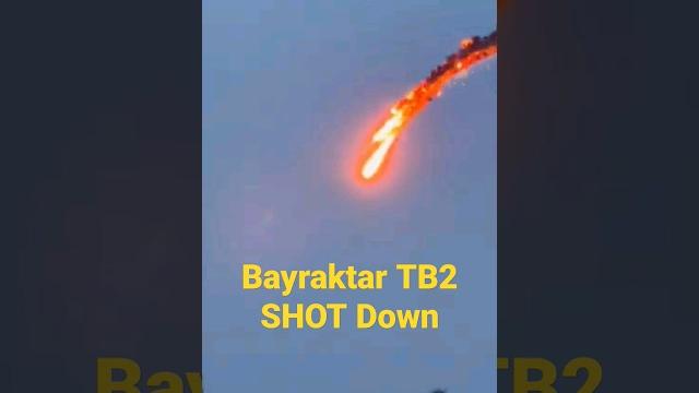 Bayraktar tb2 drone shot down #shorts Bayraktar tb2 drone shot down #shorts