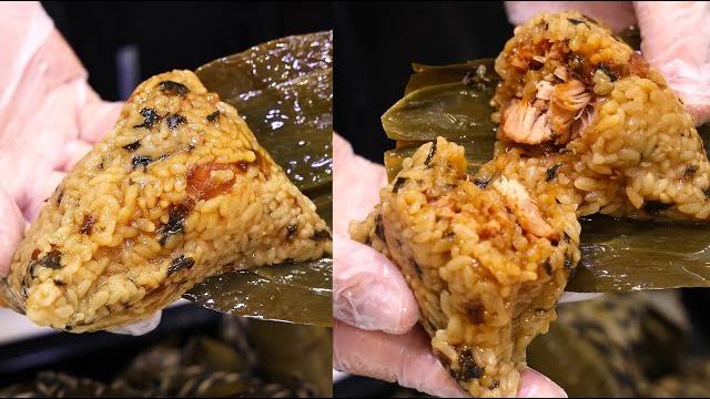 最近很火的梅菜大肉粽,没有想到这么好吃,太香了! 最近很火的梅菜大肉粽,没有想到这么好吃,太香了!