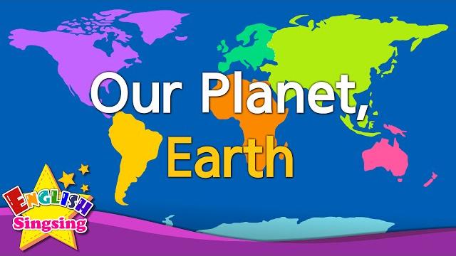 Our planet, earth (v1) - continents & oceans - kids vocabulary - english educational video for kids Our planet, earth (v1) - continents & oceans - kids vocabulary - english educational video for kids