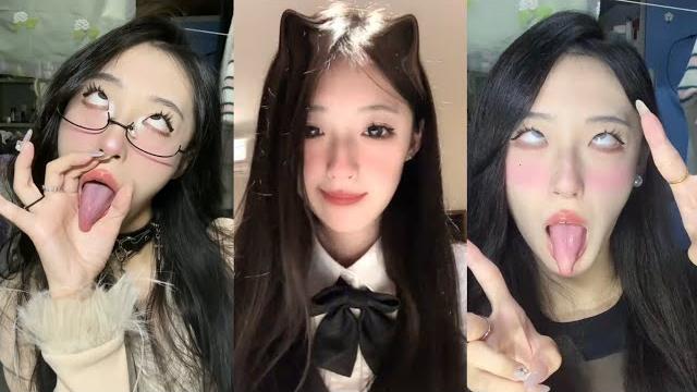 Chinese tiktok bitch girl tongue ahegao show joi one minute challenge 抖音灌汤饱饱 阿黑颜 一分钟飞机️挑战 Chinese tiktok bitch girl tongue ahegao show joi one minute challenge 抖音灌汤饱饱 阿黑颜 一分钟飞机️挑战