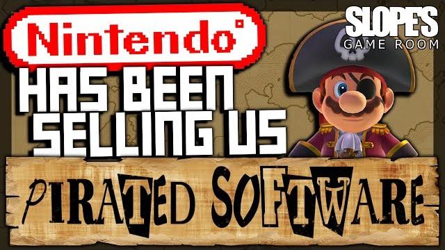 Nintendo have been selling us pirated software - sgr Nintendo have been selling us pirated software - sgr