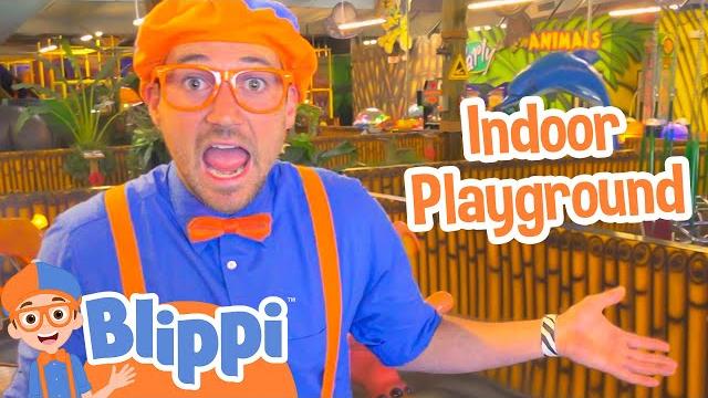 Blippi visits an indoor playground (jungle animals) | blippi full episodes | educational videos Blippi visits an indoor playground (jungle animals) | blippi full episodes | educational videos
