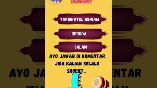 Shalat diakhiri?? #puzzle #quiz #shorts Shalat diakhiri?? #puzzle #quiz #shorts