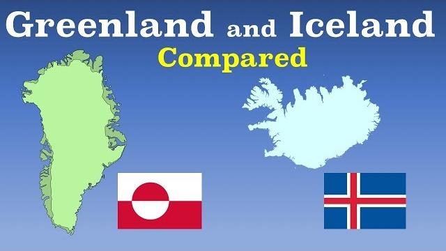 Greenland and iceland compared Greenland and iceland compared