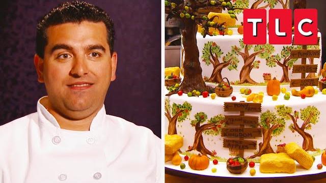 Designing an apple orchard cake | cake boss | tlc Designing an apple orchard cake | cake boss | tlc