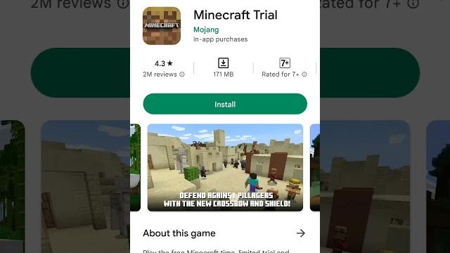 Herobrine in minecraft trial #shorts# Herobrine in minecraft trial #shorts#