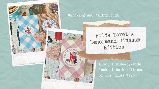 Unboxing the hilda tarot and lenormand “gingham edition” | walkthrough and first impressions Unboxing the hilda tarot and lenormand “gingham edition” | walkthrough and first impressions