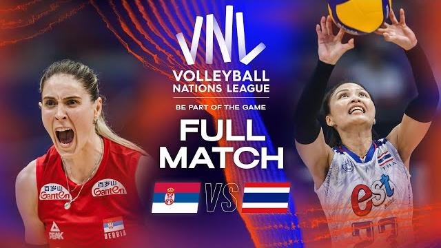 Thailand with a heart-stopping finish! - serbia vs. thailand - full match | women's vnl 2023 Thailand with a heart-stopping finish! - serbia vs. thailand - full match | women's vnl 2023
