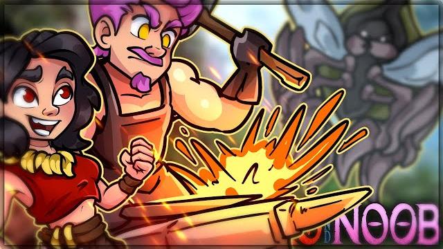 Giant bugs & giant swords - pro and noob vs blades of fire! (best gameplay review walkthrough) Giant bugs & giant swords - pro and noob vs blades of fire! (best gameplay review walkthrough)