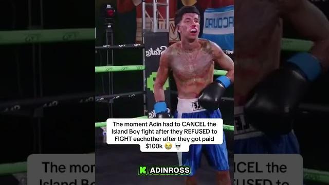 The moment adin had to cancel the island boy fight after they refused to fight each other The moment adin had to cancel the island boy fight after they refused to fight each other