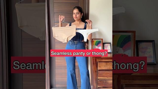 Seamless panty or thong? #styleguide #styling #fashion #stylingtips #innerwears #undergarments Seamless panty or thong? #styleguide #styling #fashion #stylingtips #innerwears #undergarments