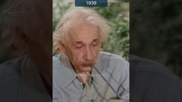 Albert einstein in 1939 colorized!️ Albert einstein in 1939 colorized!️