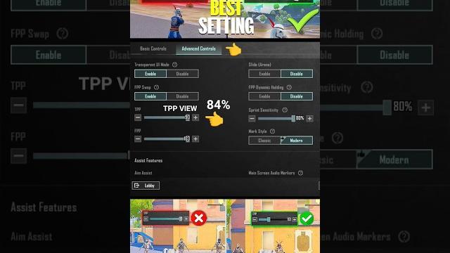 Best tpp view in bgmi | best tpp aim sensitivity bgmi | best tpp view #bgmi #shorts #pubg #viral Best tpp view in bgmi | best tpp aim sensitivity bgmi | best tpp view #bgmi #shorts #pubg #viral
