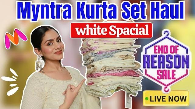 Huge myntra all white kurta set haulanarkali,cotton,festive everything you need#myntra#myntrahaul Huge myntra all white kurta set haulanarkali,cotton,festive everything you need#myntra#myntrahaul