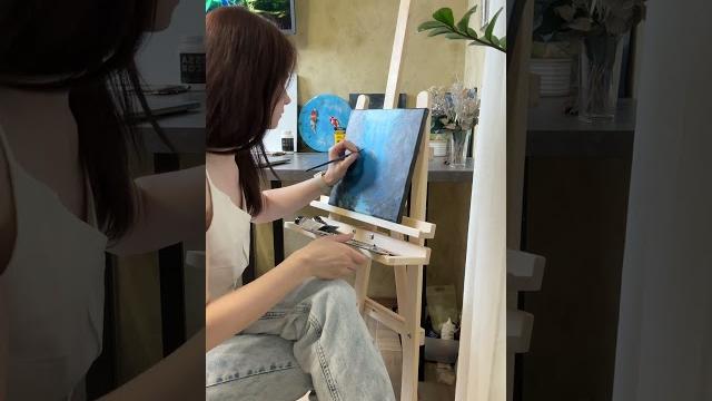 Мастер-класс: рисуем подводный пейзаж акрилом #живописьакрилом #дельфин #подводныймир #акрил Мастер-класс: рисуем подводный пейзаж акрилом #живописьакрилом #дельфин #подводныймир #акрил