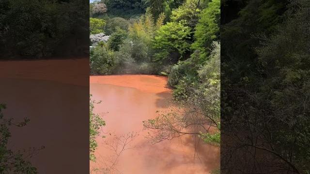 Beppu jigoku meguri: chinoike jigoku. #redclay, 78celsius #shorts #writersinspiration #nature #japan Beppu jigoku meguri: chinoike jigoku. #redclay, 78celsius #shorts #writersinspiration #nature #japan