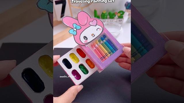 Miniature traveling painting set #shorts #art #diy #muktaartandcraft #youtubeshortsindia Miniature traveling painting set #shorts #art #diy #muktaartandcraft #youtubeshortsindia