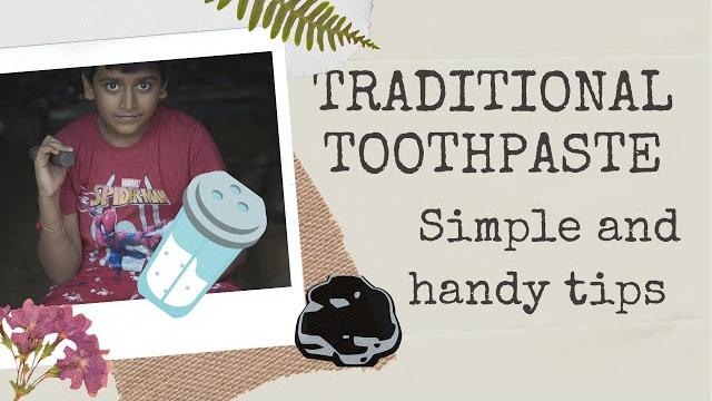 Traditional toothpaste Traditional toothpaste