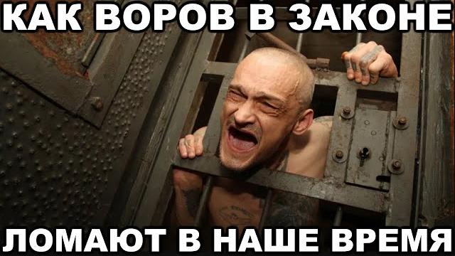 Как ломают воров в законе в наше время Как ломают воров в законе в наше время