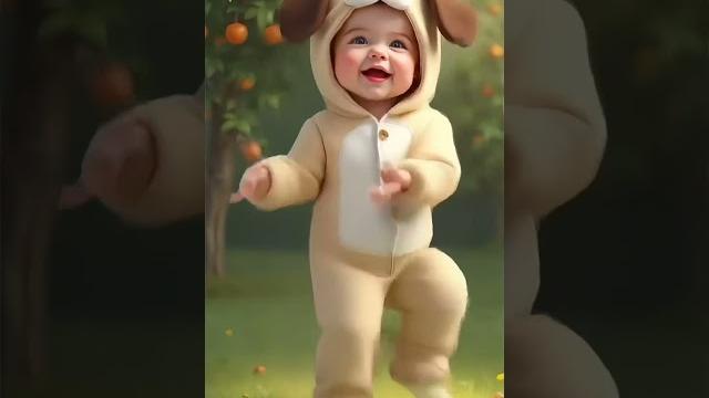 Bebê fofo dançando Bebê fofo dançando