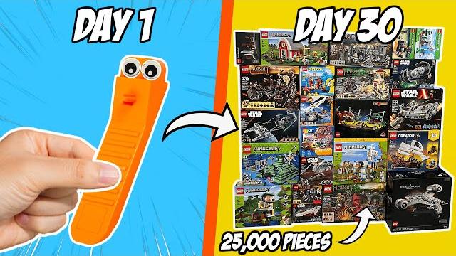 I built a lego set every day for 30 days... I built a lego set every day for 30 days...