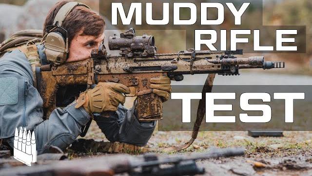 Muddy rifle test. (ak, ar-15, scar, fal etc) Muddy rifle test. (ak, ar-15, scar, fal etc)