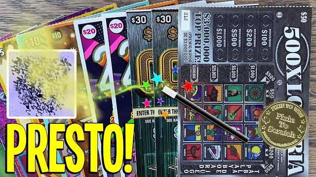 Presto! and there it was!! $250 lottery scratch offs Presto! and there it was!! $250 lottery scratch offs