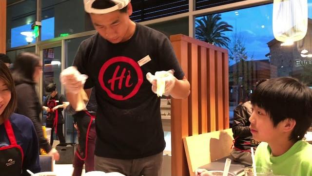 Haidilao flyin' noodle dude Haidilao flyin' noodle dude