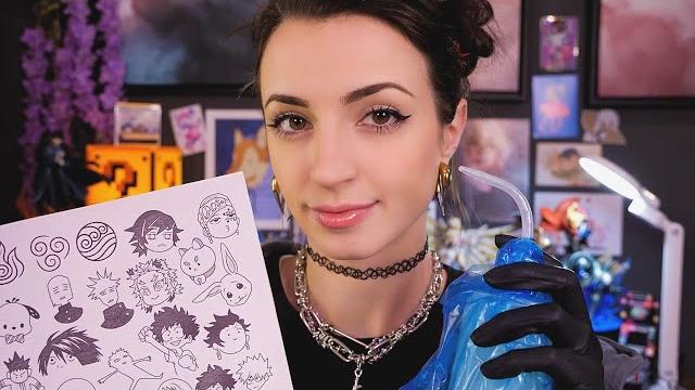 Asmr | realistic tattoo shop | full experience Asmr | realistic tattoo shop | full experience