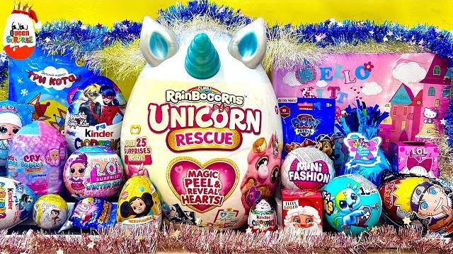 New year's mega mix! rainbocorns unicorn rescue, hello kitty, lol winter snow, crybabies, paw patrol New year's mega mix! rainbocorns unicorn rescue, hello kitty, lol winter snow, crybabies, paw patrol