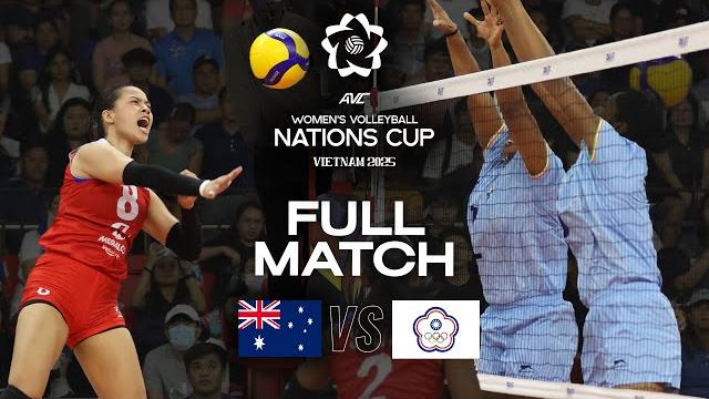 Australia vs. chinese taipei - pool play | avc women's nations cup Australia vs. chinese taipei - pool play | avc women's nations cup