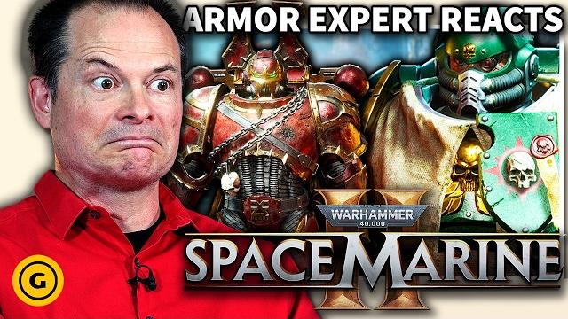 Historian & armor expert reacts to warhammer 40k space marine 2's multiplayer weapons & armor Historian & armor expert reacts to warhammer 40k space marine 2's multiplayer weapons & armor