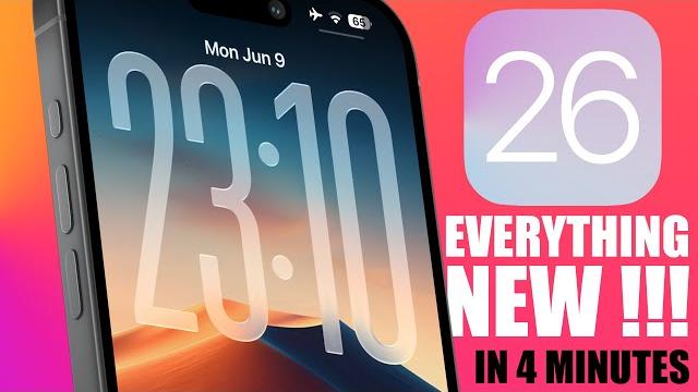 Ios 26 - everything new in under 4 minutes Ios 26 - everything new in under 4 minutes