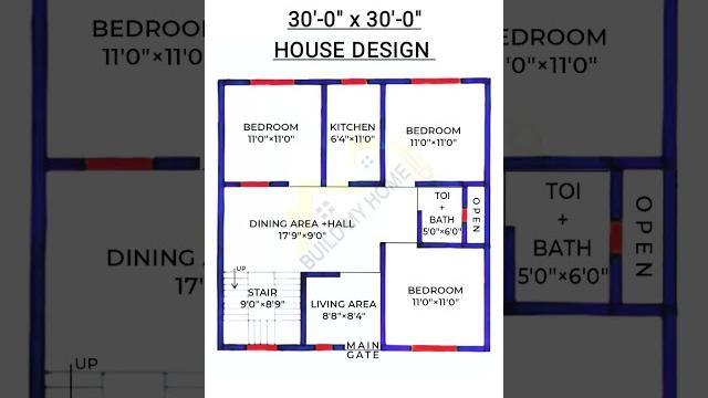 30 x 30 ghar ka naksha/ 30 x 30 house design/ 30 x 30 house plan/ #buildmyhome #shorts #home #house 30 x 30 ghar ka naksha/ 30 x 30 house design/ 30 x 30 house plan/ #buildmyhome #shorts #home #house