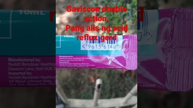 Gaviscon double action. Gaviscon double action.