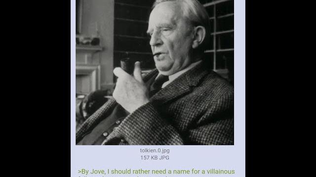 Tolkien naming his characters Tolkien naming his characters