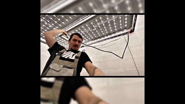 Световой потолок. ростов-на-дону. натяжной потолок в ванной комнате с полным засветом. #ванная Световой потолок. ростов-на-дону. натяжной потолок в ванной комнате с полным засветом. #ванная