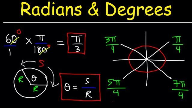 Radians and degrees Radians and degrees