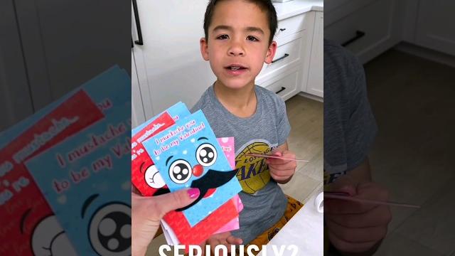 How a 9 year old boy does valentines #shorts How a 9 year old boy does valentines #shorts