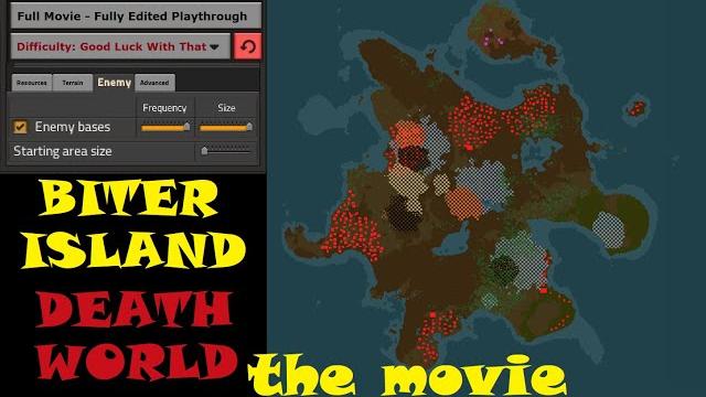 Factorio the movie - "biter island deathworld" (a 3 hour long atmospheric, fully edited playthrough) Factorio the movie - "biter island deathworld" (a 3 hour long atmospheric, fully edited playthrough)