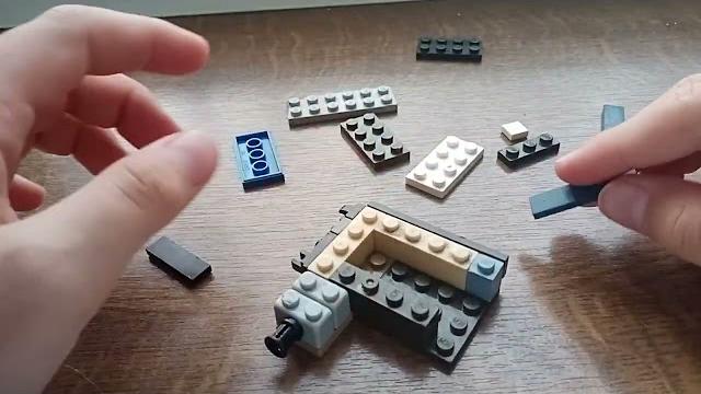 Мини узи из лего с магазином Мини узи из лего с магазином