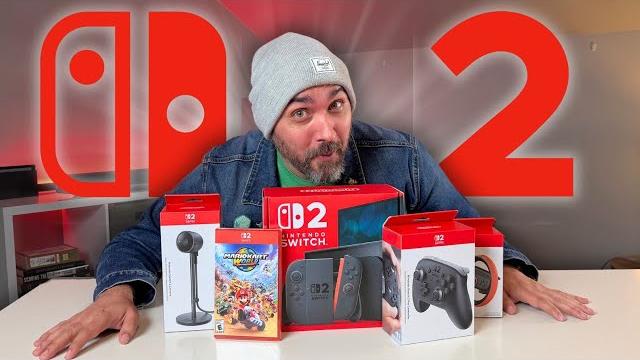 Unboxing the switch 2 & nintendo accessories Unboxing the switch 2 & nintendo accessories